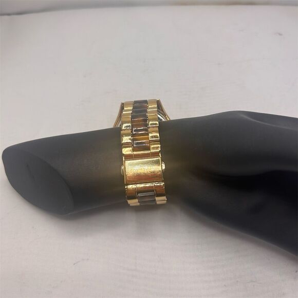 Michael Kors Women's Gold-Tone Tortoise Dial Luxury Watch - Picture 3 of 6